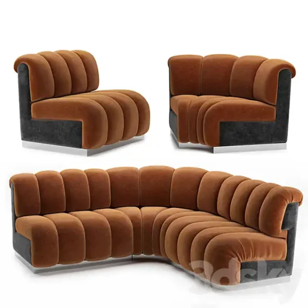 3DSky - Restaurant Modular Sofa