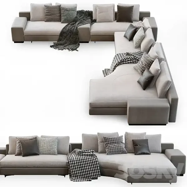 3DSky - Minotti Daniels Sofa
