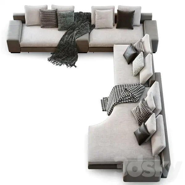 3DSky - Minotti Daniels Sofa - Image 3