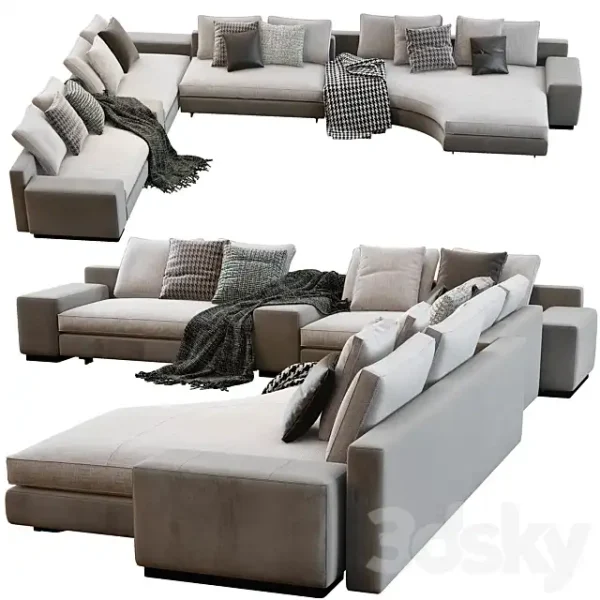 3DSky - Minotti Daniels Sofa - Image 2