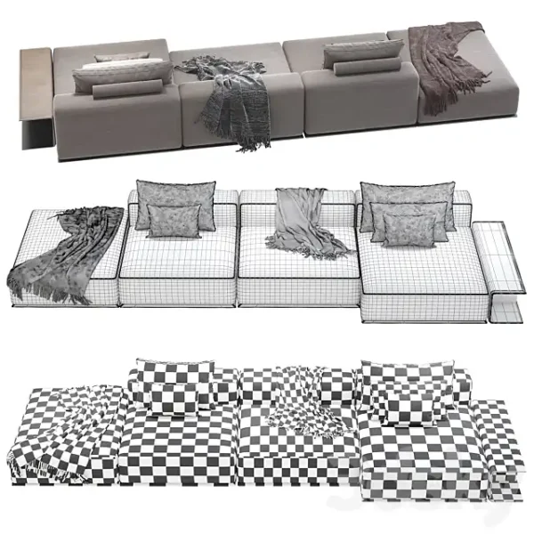3DSky - Westside Sofa Poliform - Image 3