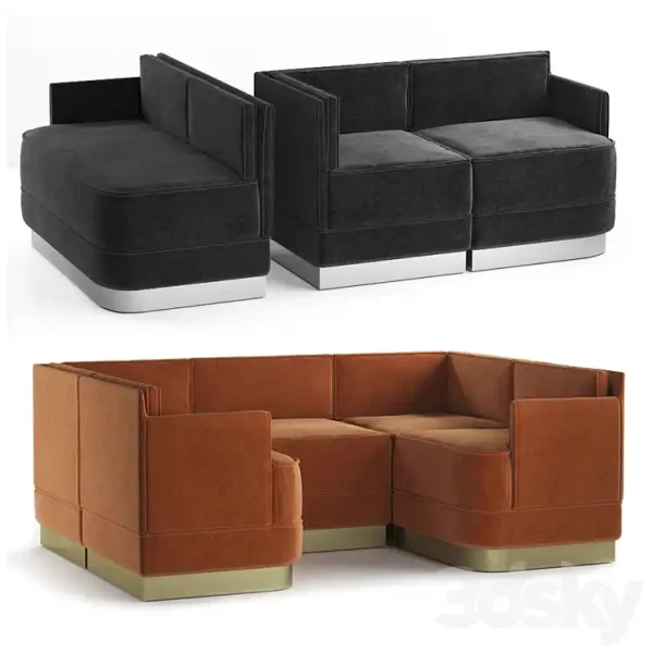 3DSky - Restaurant Sofa Modules