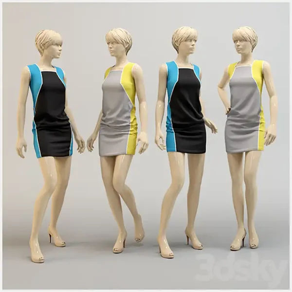 3DSky - Modern Knitted Dress