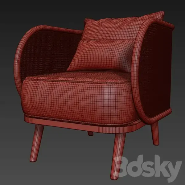 3DSky - Carry Rattan Dining Chair IK12 - Image 3
