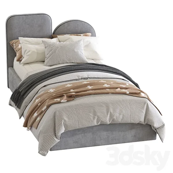 3DSky - Bed with a Soft Headboard 9 - Image 2