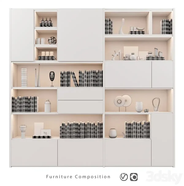 3DSky - Furniture Composition 39 - Image 2