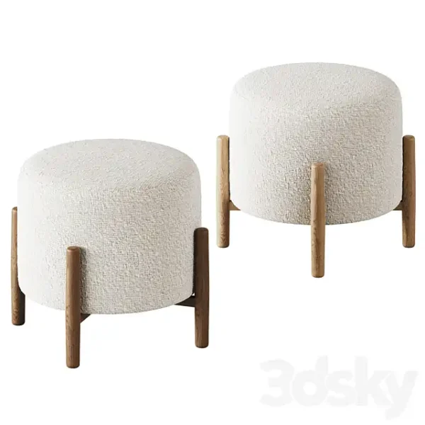 3DSky - Elroy Sherpa Ottoman by Studio McGee