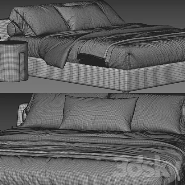 3DSky - Meridiani Louis Bed - Image 3