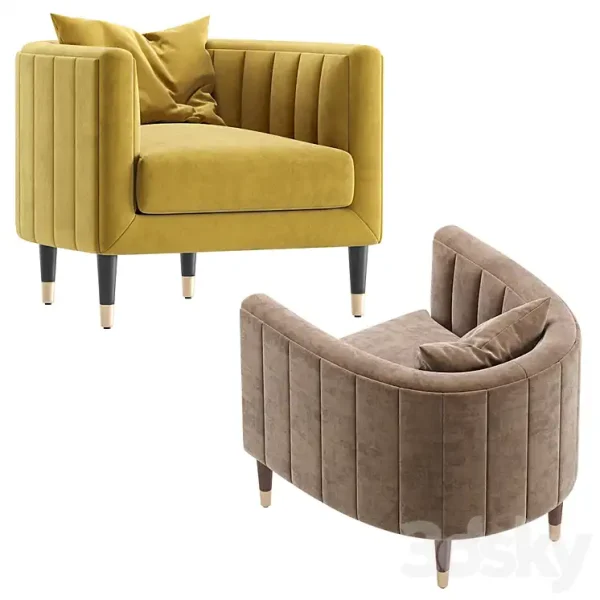 3DSky - Armchair BRIDGE Cazarina Interiors - Image 3