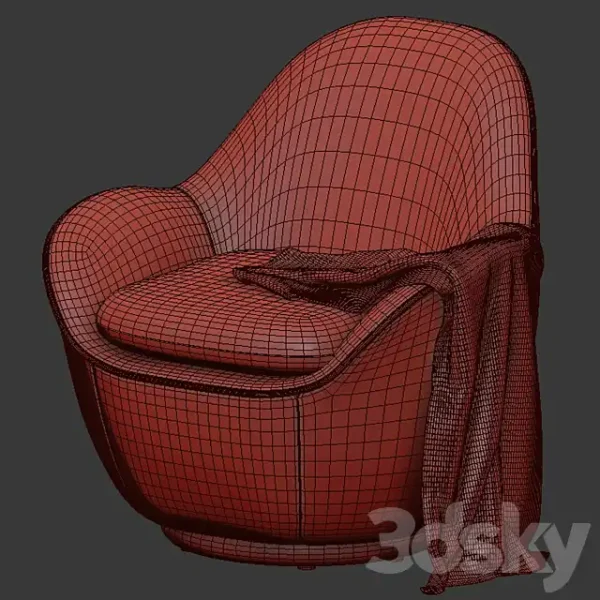 3DSky - Swivel Chair Cupido by Eichholtz - Image 4
