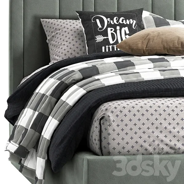 3DSky - RH Teagan Upholstered Platform Bed - Image 3