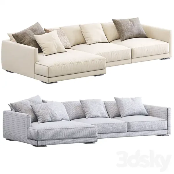 3DSky - Sofa Bristol By Poliform 1 - Image 4