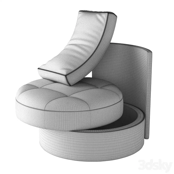 3DSky - WingRound Armchair - Image 4