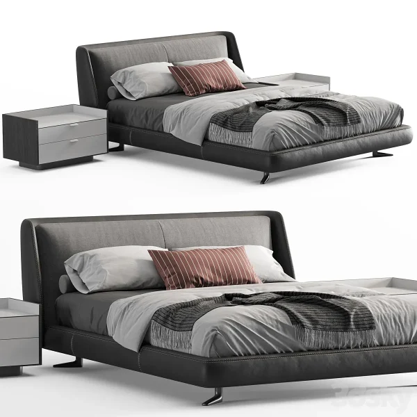 3DSky - Minotti Spencer Bed 2