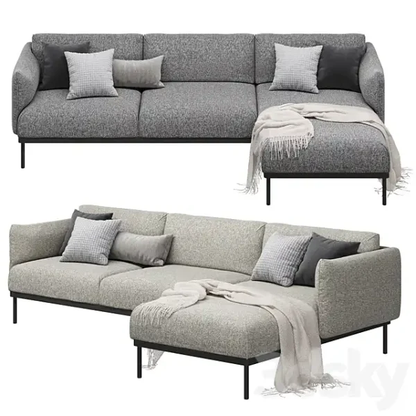 3DSky - Ikea Applaryd Epplaryd 3 Seater Sofa