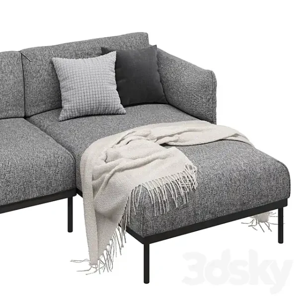 3DSky - Ikea Applaryd Epplaryd 3 Seater Sofa - Image 2