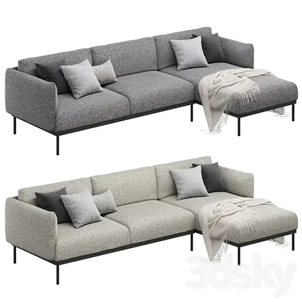 3DSky - Ikea Applaryd Epplaryd 3 Seater Sofa - Image 3