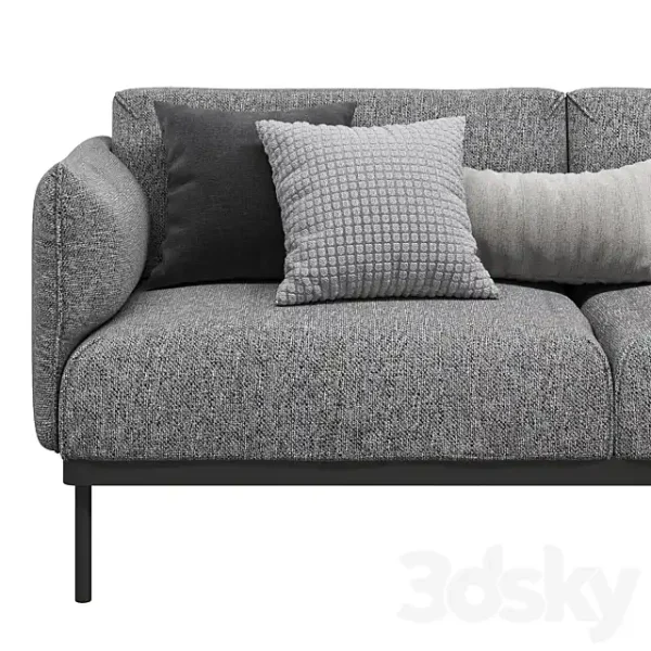 3DSky - Ikea Applaryd Epplaryd 3 Seater Sofa - Image 4