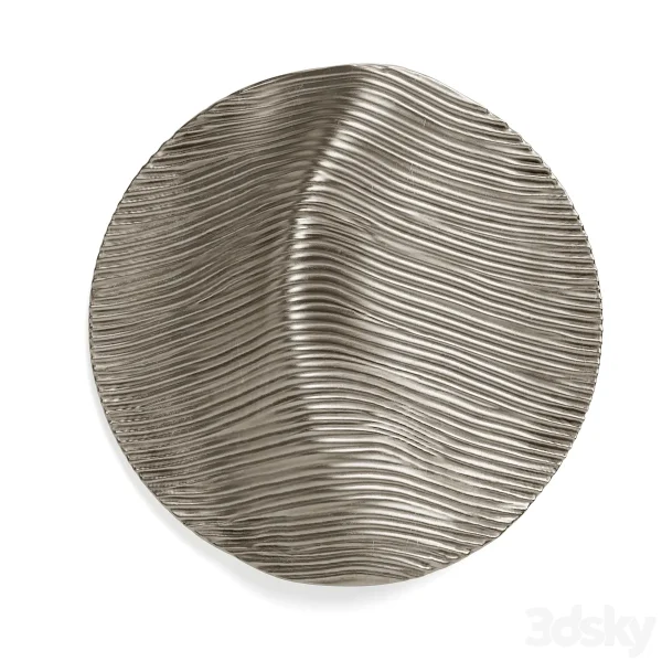 3DSky - Waves Variation Round Wall Panel