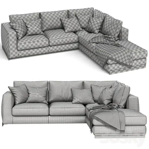 3DSky - Arflex Rendez Vous Sofa 1 - Image 3