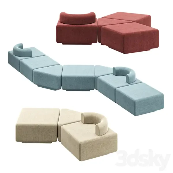 3DSky - Modular Pouf Plump - Image 3