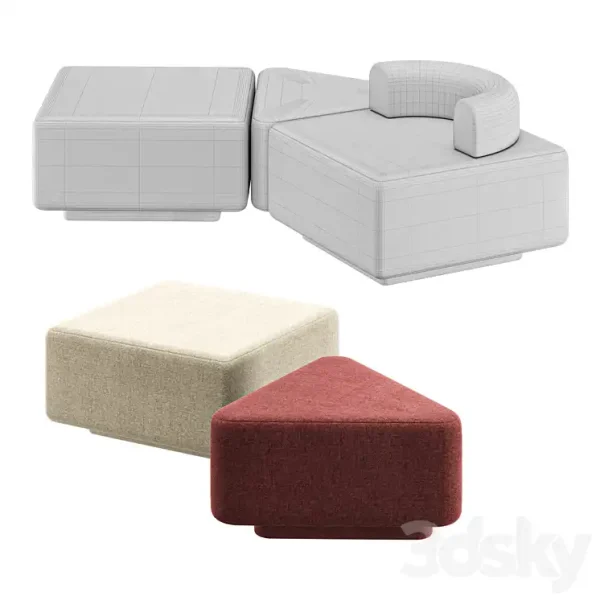 3DSky - Modular Pouf Plump - Image 4