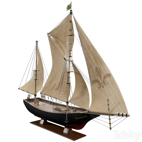 3DSky - Decorative Ship Model