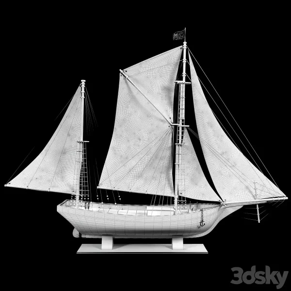 3DSky - Decorative Ship Model - Image 4