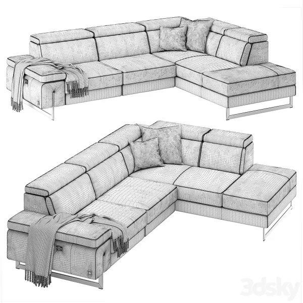 3DSky - Egoitaliano CANDICE Corner Sofa - Image 4