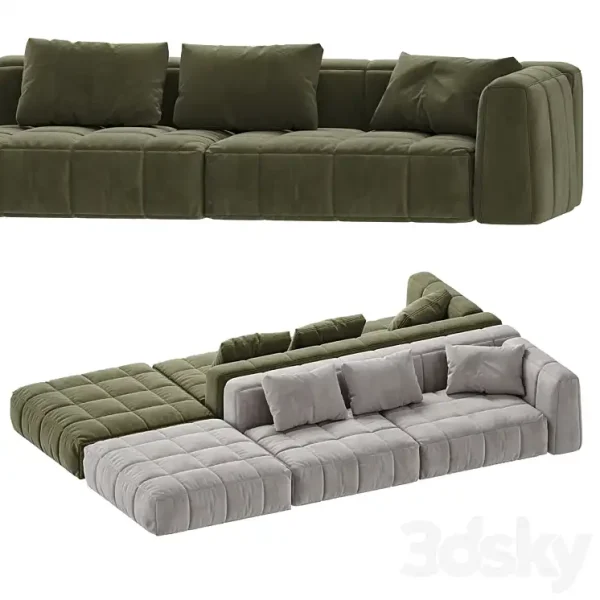 3DSky - Sofa and Pillow1