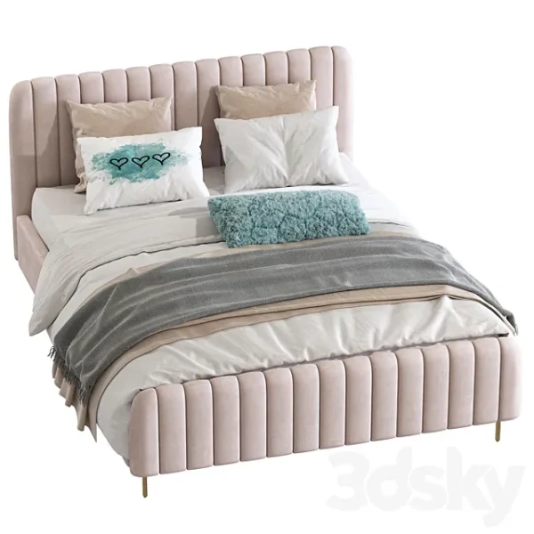 3DSky - Bed Candelabra Home Angela Bed 230 - Image 2