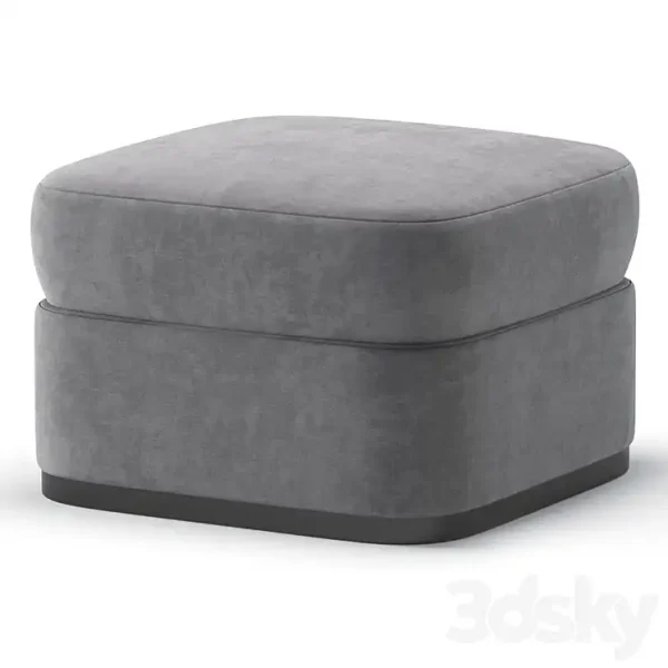 3DSky - Pouf JESSICA by Cazarina Interiors 3 Colors Version - Image 3
