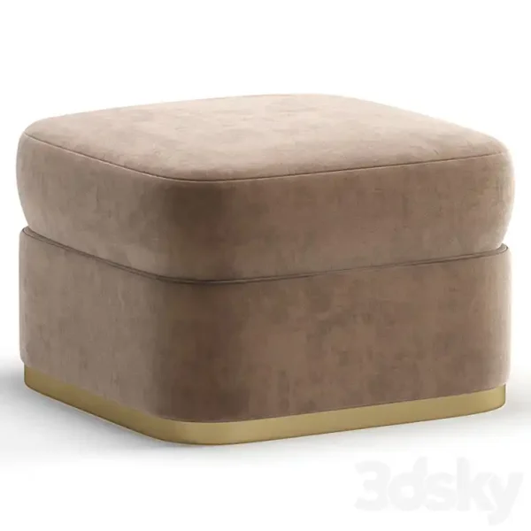 3DSky - Pouf JESSICA by Cazarina Interiors 3 Colors Version - Image 4