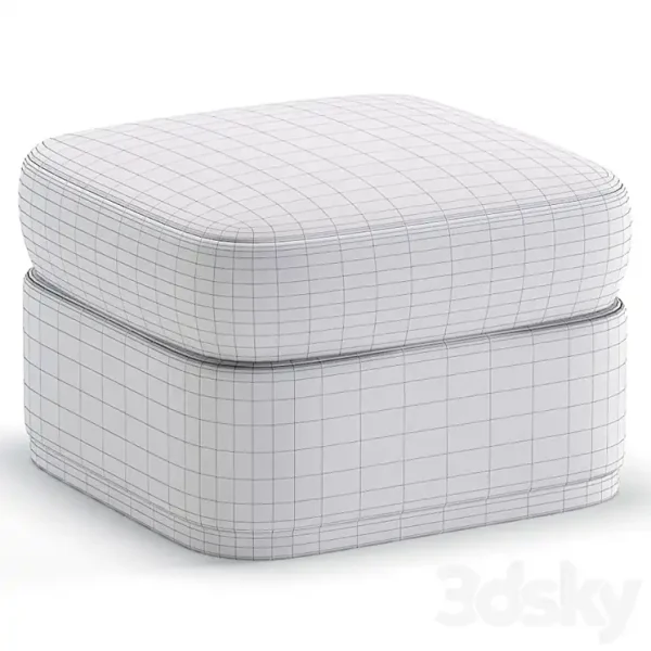 3DSky - Pouf JESSICA by Cazarina Interiors 3 Colors Version - Image 5
