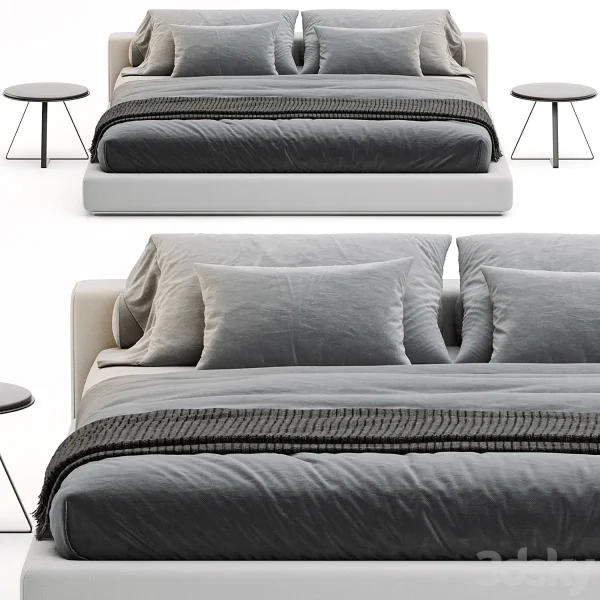 3DSky - Flexform Groundpiece Bed - Image 2