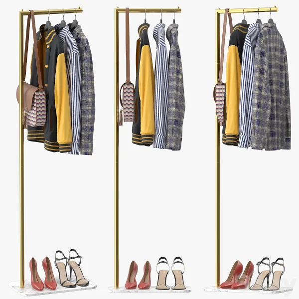 3DSky - 67 Free Standing Metal Coat