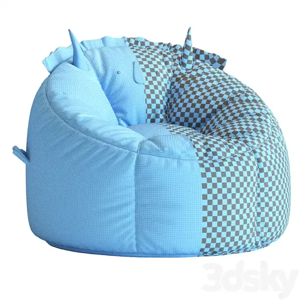 3DSky - Dinosaur Bean Bag Chair - Image 4