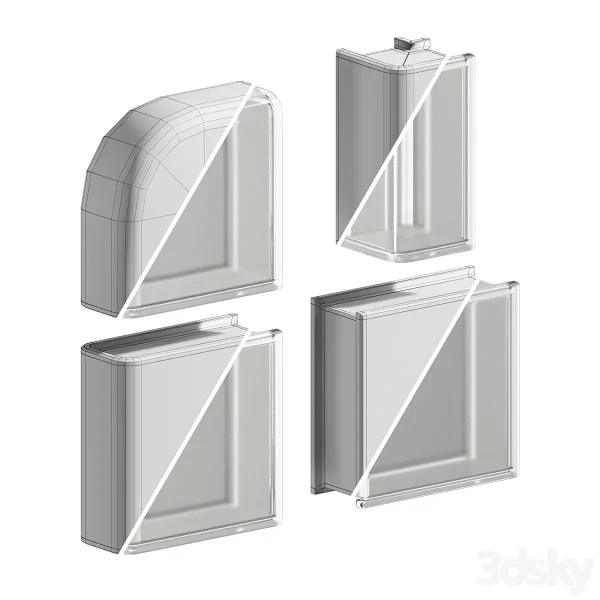 3DSky - Glass Block Wall 07 - Image 4