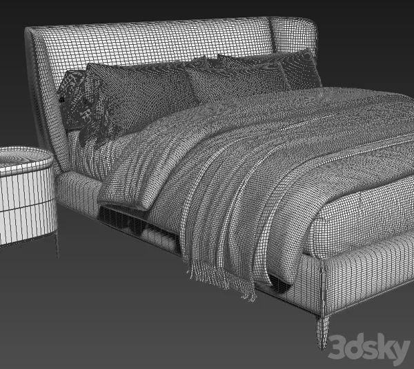 3DSky - Poilform Gentleman Bed - Image 4