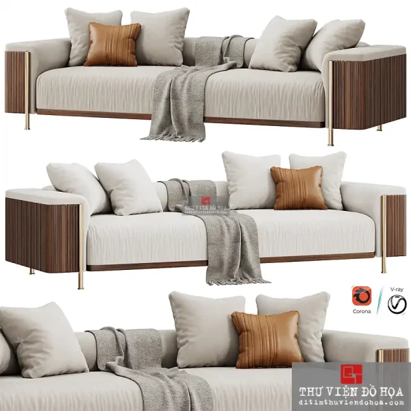 3DSky - TRUSSARDI CASA Deven Sofa
