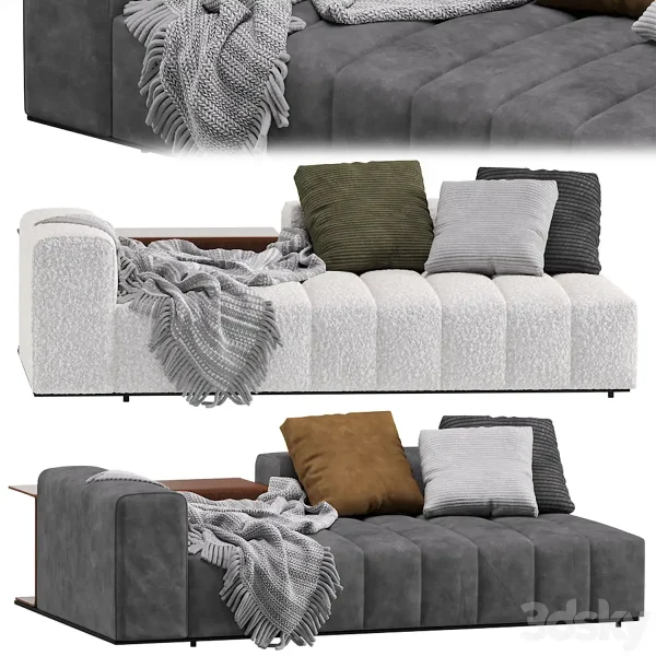 3DSky - Minotti Goodman Modular Sofa 05