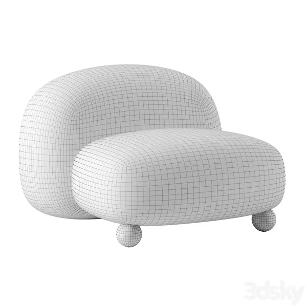 3DSky - Morro Lounge Chair by Kelly Wearstler - Image 3