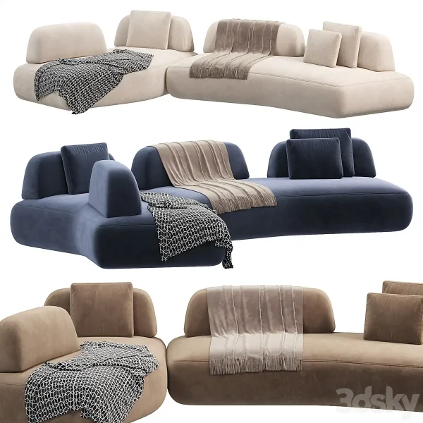 3DSky - CURVE Sofa by Art Nova Sofas