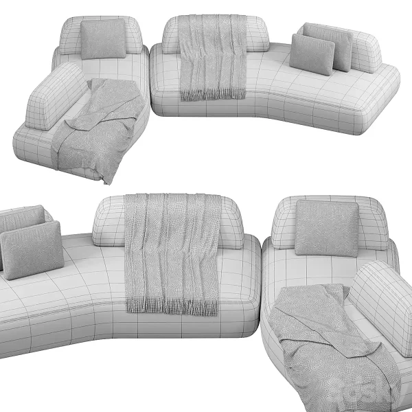 3DSky - CURVE Sofa by Art Nova Sofas - Image 4