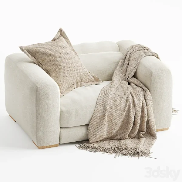 3DSky - Mukuru Corner Sofa One Seater