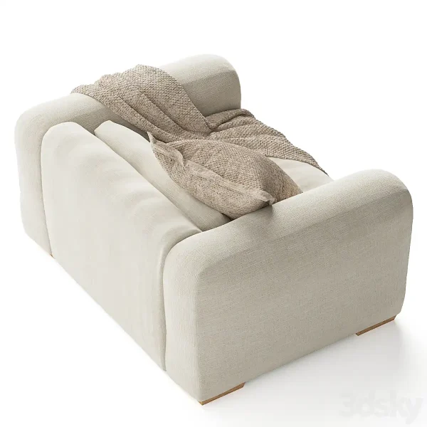 3DSky - Mukuru Corner Sofa One Seater - Image 2