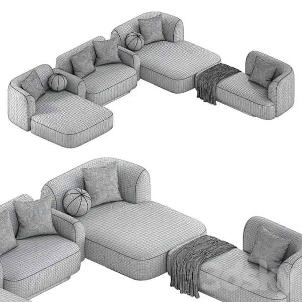 3DSky - Pop Sofa Meridienne - Image 3