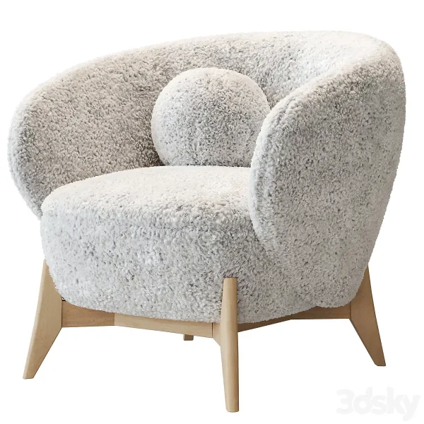 3DSky - Armchair Tilar Cozy White