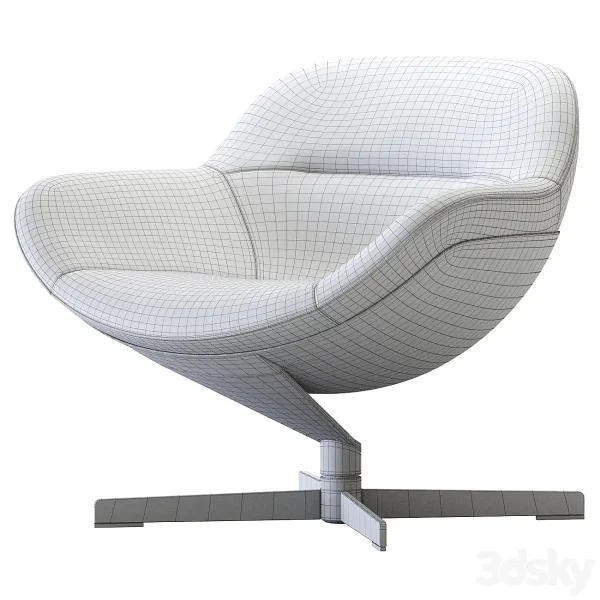 3DSky - 277 Auckland Armchair Cassina Fabric - Image 5