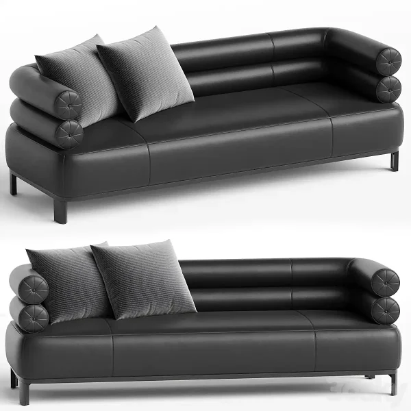 3DSky - Lucy Leather Sofa
